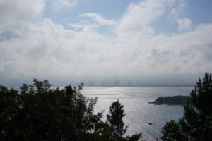 Looking from the Monastery of the Lady Buddha toward Da Nang 2017 November