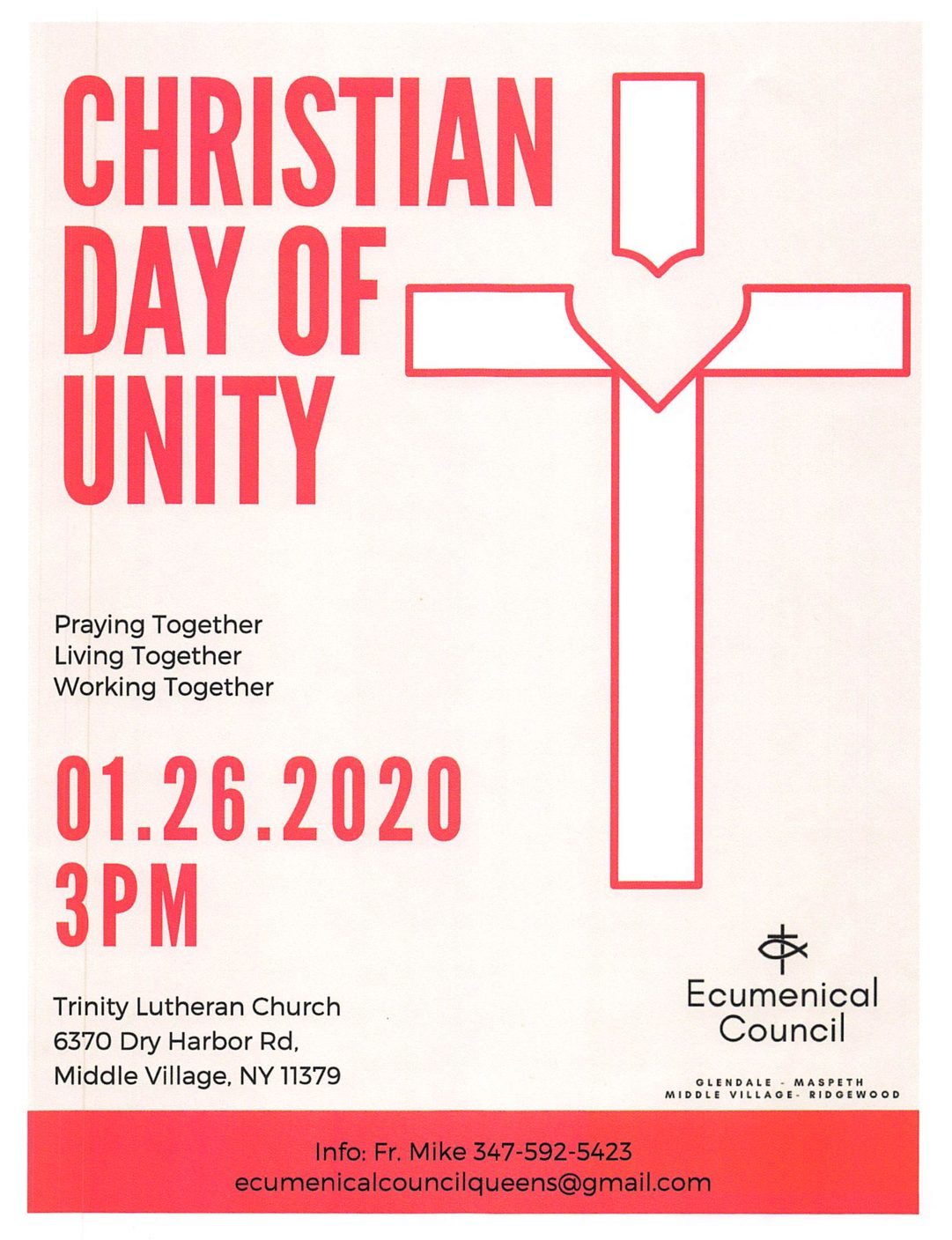 Day of Christian Unity – 26 January 2020 – Don Lemke